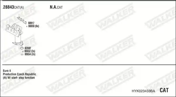 WALKER HYK023433BA