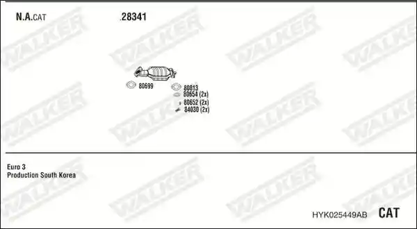 WALKER HYK025449AB