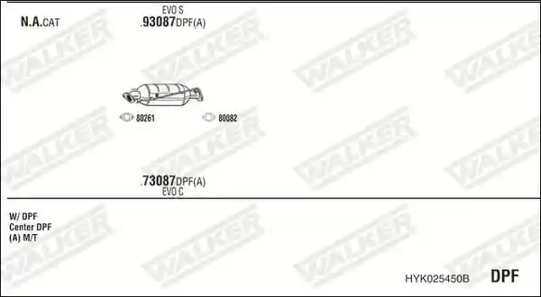 WALKER HYK025450B