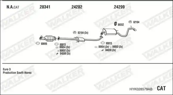 WALKER HYK028579AB