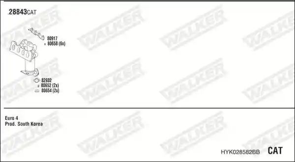 WALKER HYK028582BB