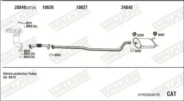 WALKER HYK030901B