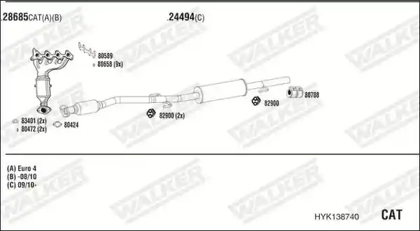 WALKER HYK138740