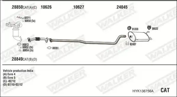 WALKER HYK138756A