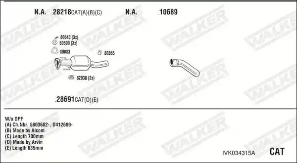 WALKER IVK034315A