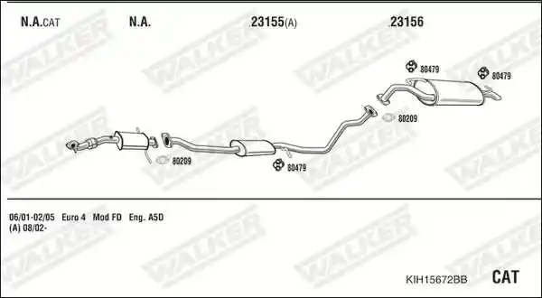 WALKER KIH15672BB