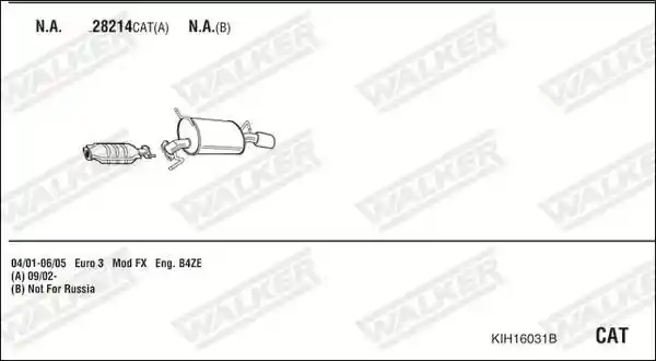 WALKER KIH16031B