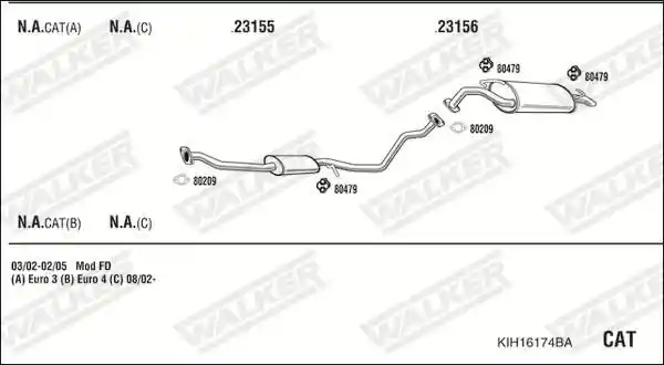 WALKER KIH16174BA