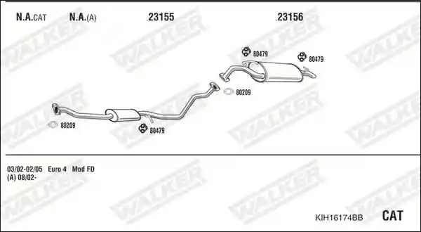 WALKER KIH16174BB