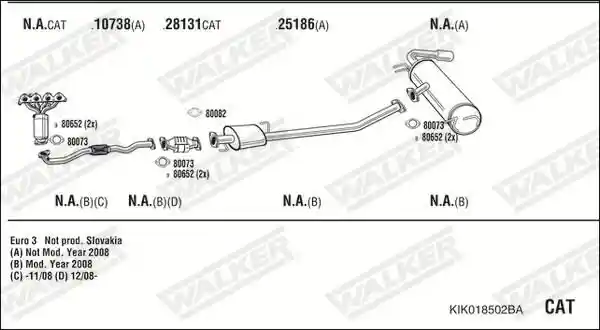 WALKER KIK018502BA