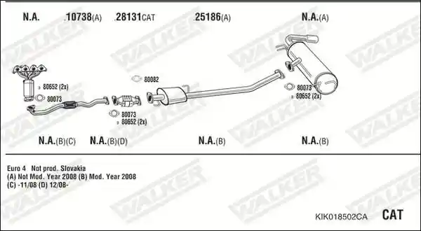 WALKER KIK018502CA