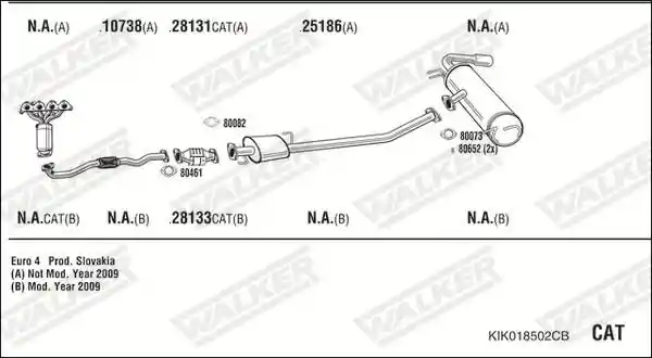 WALKER KIK018502CB