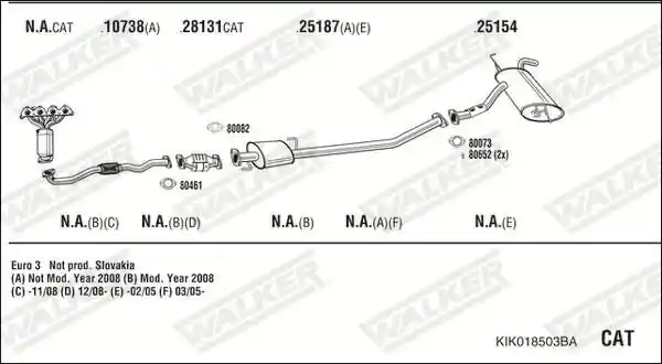 WALKER KIK018503BA