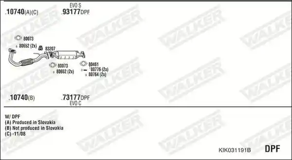WALKER KIK031191B