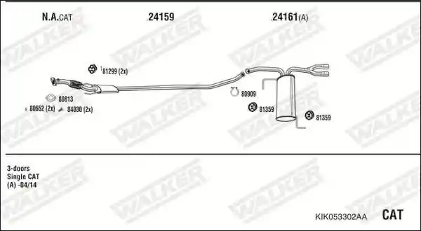 WALKER KIK053302AA