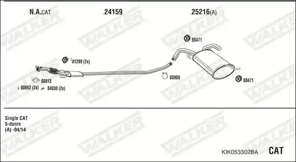 WALKER KIK053302BA