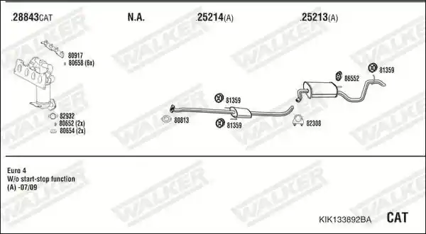 WALKER KIK133892BA