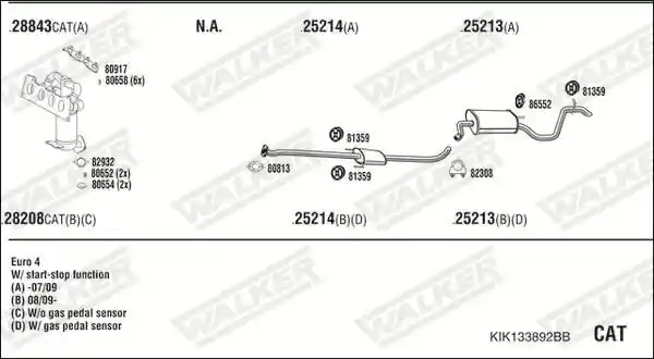WALKER KIK133892BB