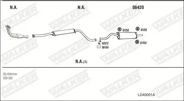 WALKER LD40001A