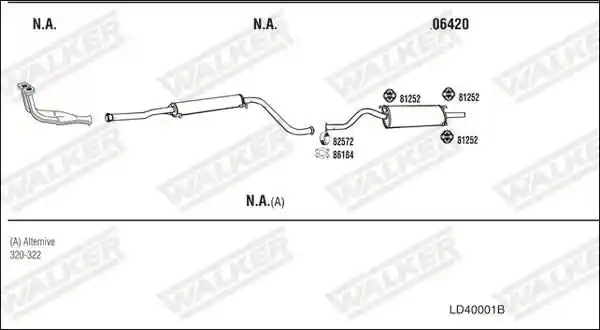 WALKER LD40001B