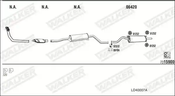 WALKER LD40007A