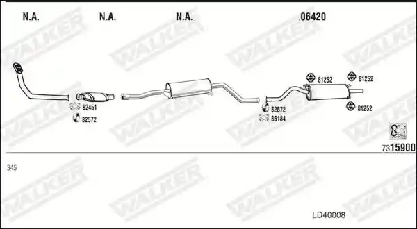 WALKER LD40008
