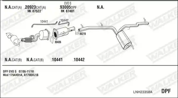 WALKER LNH23358A