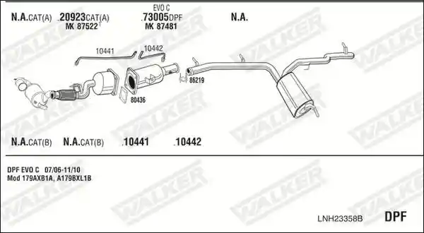 WALKER LNH23358B