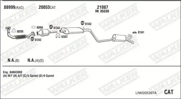 WALKER LNK005397A