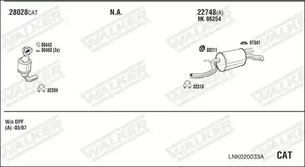 WALKER LNK020033A