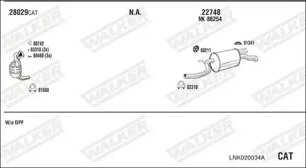 WALKER LNK020034A