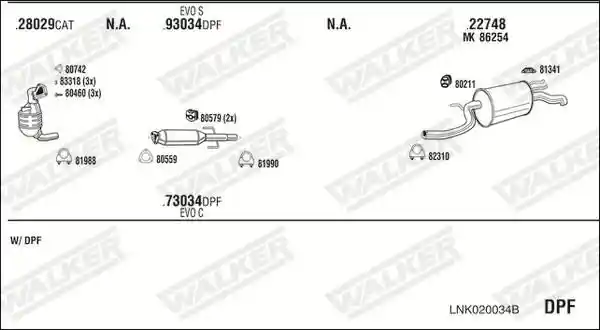 WALKER LNK020034B