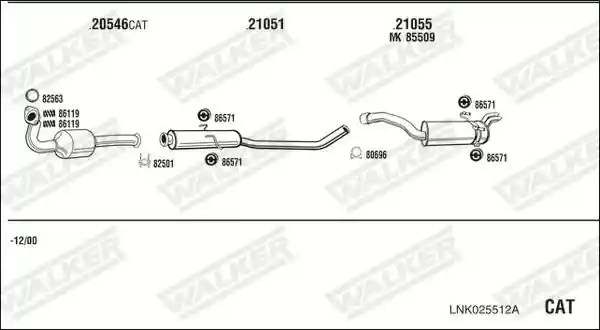 WALKER LNK025512A