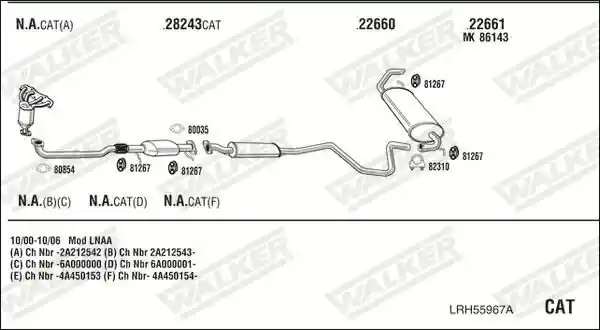 WALKER LRH55967A