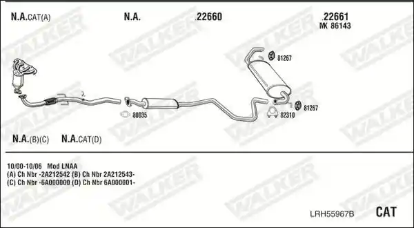 WALKER LRH55967B