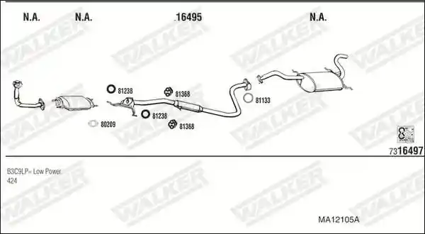 WALKER MA12105A