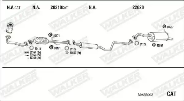 WALKER MA25003