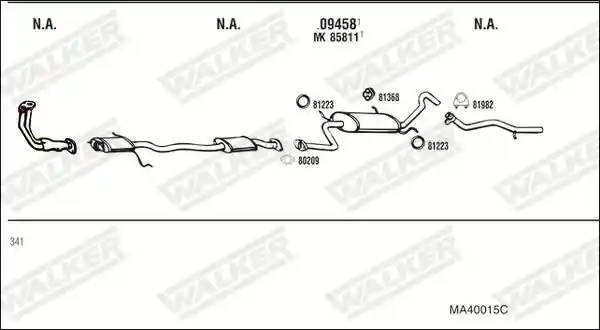 WALKER MA40015C