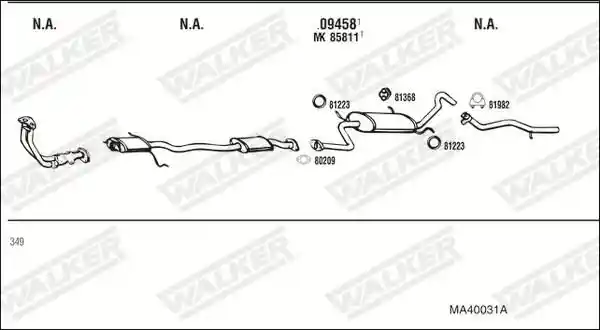 WALKER MA40031A