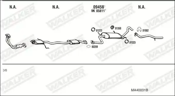 WALKER MA40031B