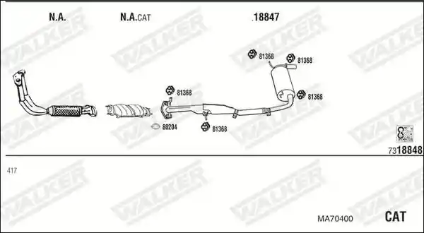 WALKER MA70400