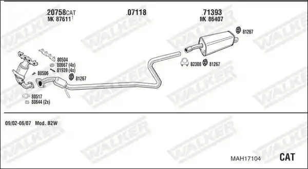 WALKER MAH17104