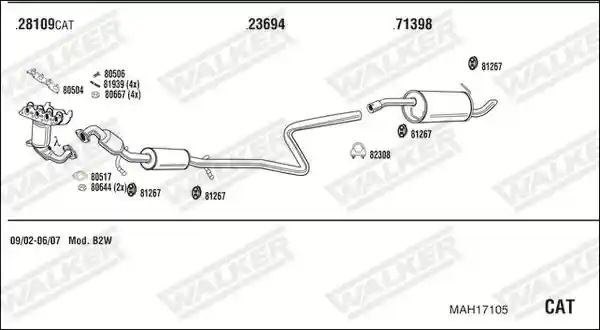 WALKER MAH17105