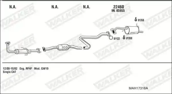 WALKER MAH17316A