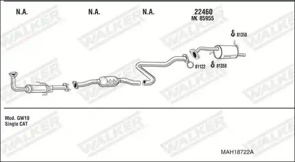 WALKER MAH18722A