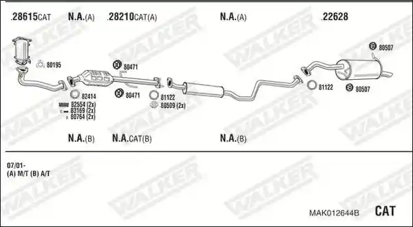 WALKER MAK012644B