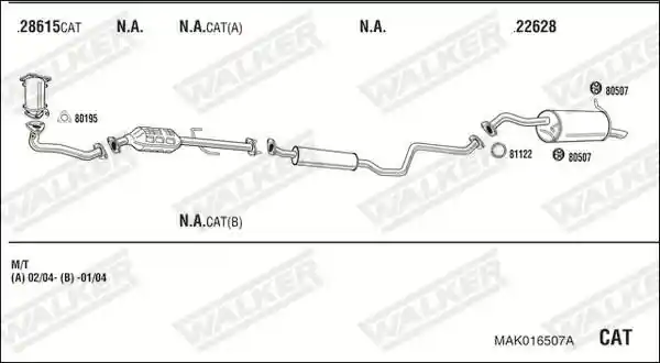 WALKER MAK016507A