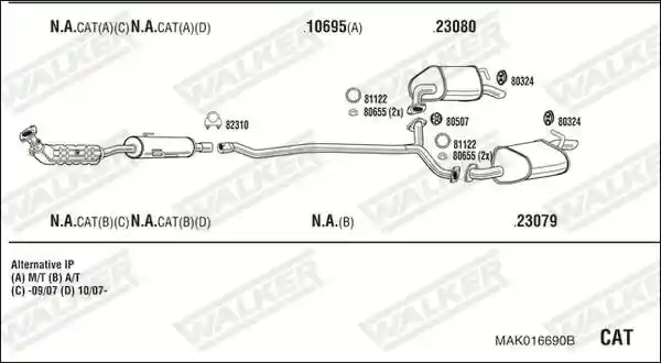 WALKER MAK016690B