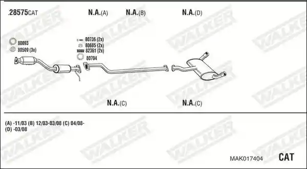 WALKER MAK017404