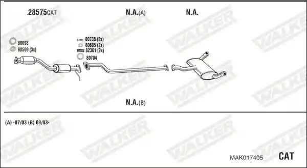 WALKER MAK017405